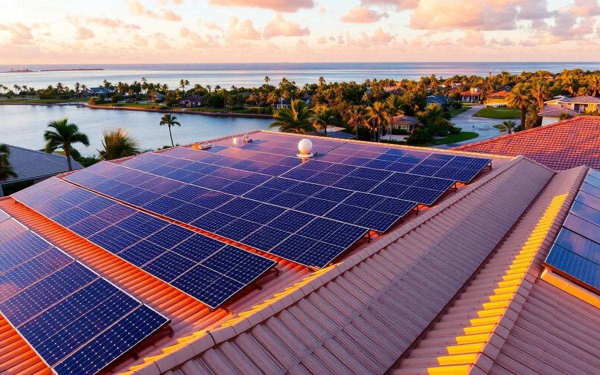 Batteries process illustration — finished array and commissioning